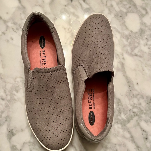 Dr. Scholl's Gray Slip-On Sneakers - Picture 1 of 2